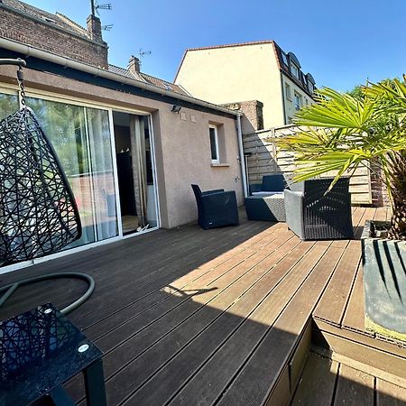 Oasis Citadine Terrasse Intime Jardin Privatif En Plein Centre Ville 70M2 Cambrai Esterno foto